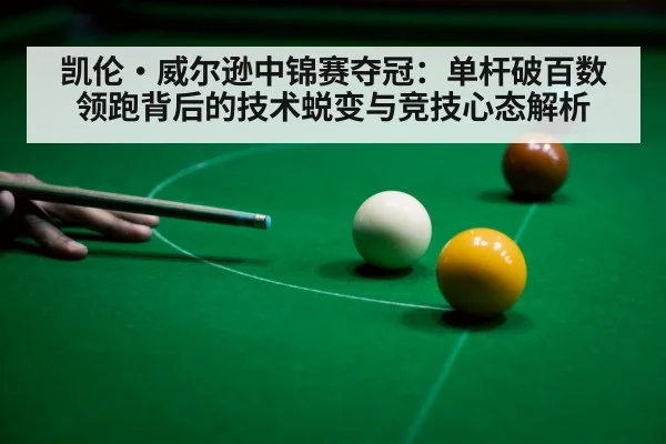snooker century break